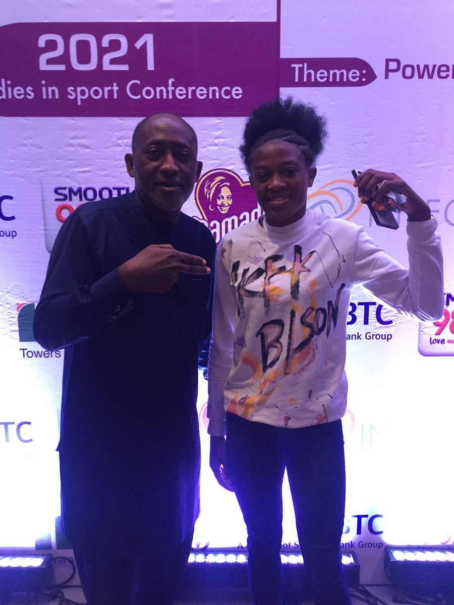 dejiomotoyinbo's tweet photo. With Sola Aiyepeku, Biola Kazeem, Seyi Akinwunmi, Convener Tega Onojaife and Nigeriaβs Olympic Medal hope, Odunayo Adekuruoye at the Ladies In Sports Conference,LIS at the Eko Hotel and Suites earlier today
#powerinrepresentation https://t.co/jlpkDNYUum