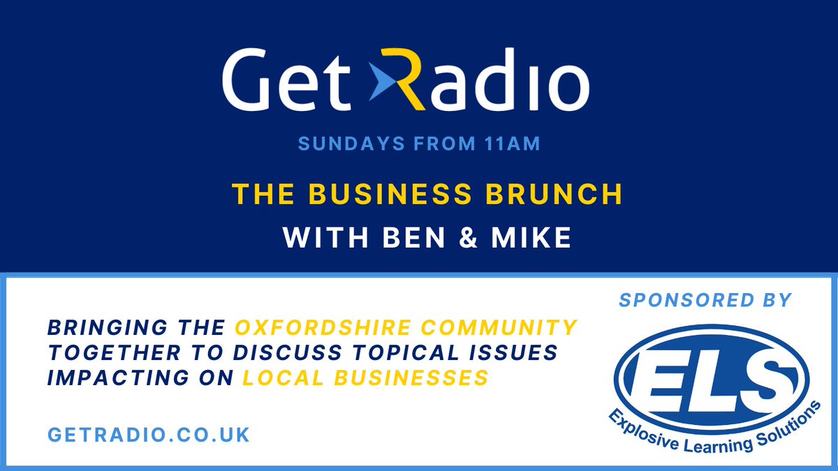 Get Radio (@getradiouk) on Twitter photo Missed last Sunday's Business Brunch with Ben & Mike? They were joined by <a href="/Rebellion/">Rebellion</a> <a href="/BrandAsylum/">Andrew Hancock</a> & <a href="/storyninetyfour/">Story Ninety-Four | Podcasting & Video Production</a> and discussed #creativity and how they deliver it in their business.
Catch up on the recording here fb.watch/5iHoWdtj0u/
#oxfordshire #localradio Missed last Sunday's Business Brunch with Ben & Mike? They were joined by <a href="/Rebellion/">Rebellion</a> <a href="/BrandAsylum/">Andrew Hancock</a> & <a href="/storyninetyfour/">Story Ninety-Four | Podcasting & Video Production</a> and discussed #creativity and how they deliver it in their business.
Catch up on the recording here fb.watch/5iHoWdtj0u/
#oxfordshire #localradio