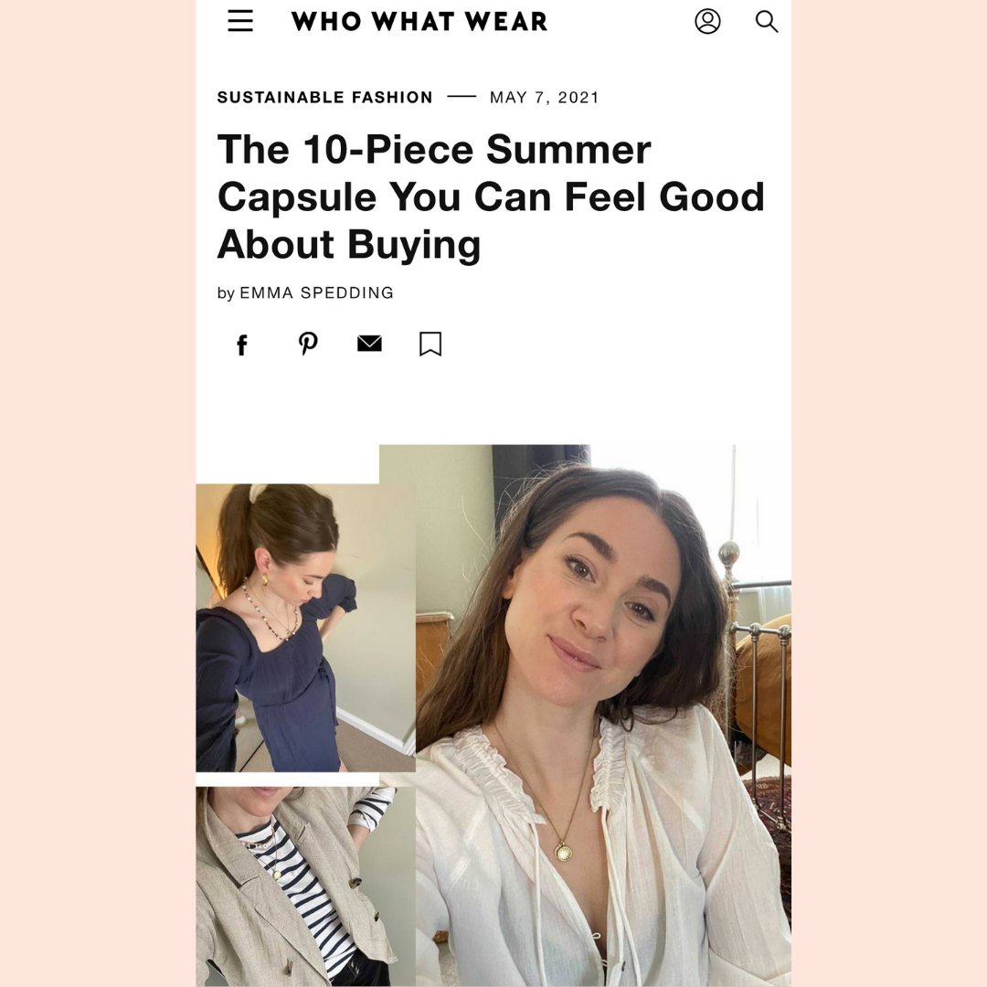 Thanks to @WhoWhatWearUK for the lovely feature about @thisisunfolded 🌍💛 Check it out here - whowhatwear.co.uk/this-is-unfold… You can shop Collection 02 for a limited time here - bit.ly/3b4KzC2 Making fashion a force for good 🌍 #thisisunfolded