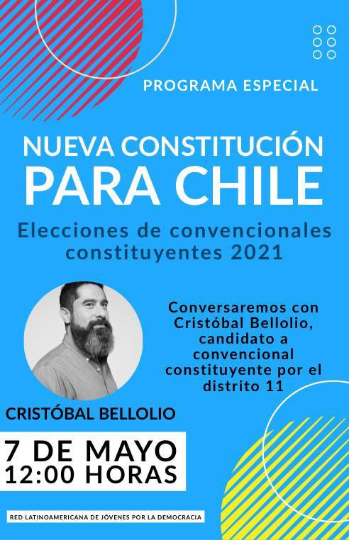 En un rato junto a @JuventudLAC conversando sobre el desafío constituyente chileno