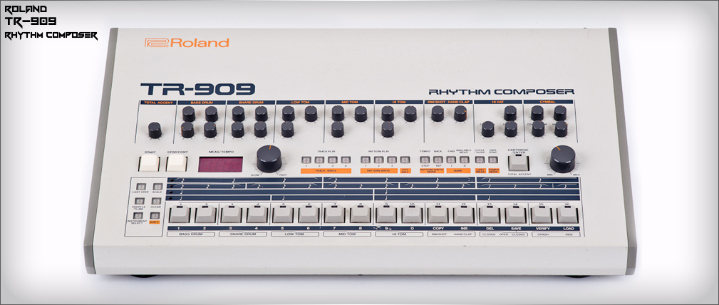 Roland TR-909 Rhythm ComposerSome may call this one Revolutionary