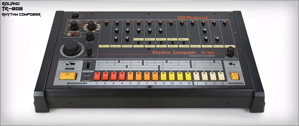 Roland TR-808 Rhythm ComposerUsed on Yeezus and Homework
