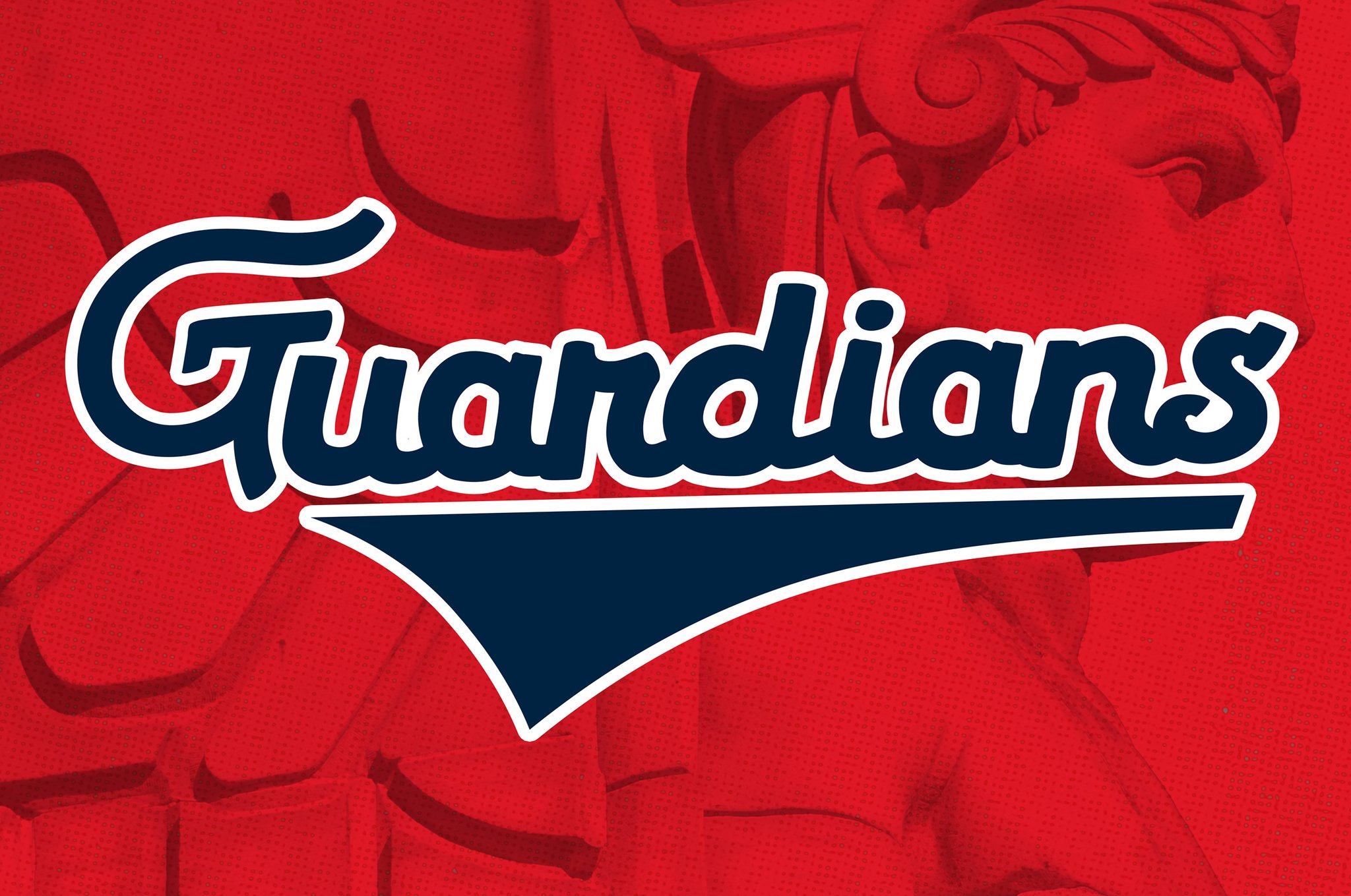 Guardians of The Land on X: 2) An easy transition Seriously, just change  the script Indians to Guardians and make a new secondary logo. Keep the  team colors, keep Block C, keep