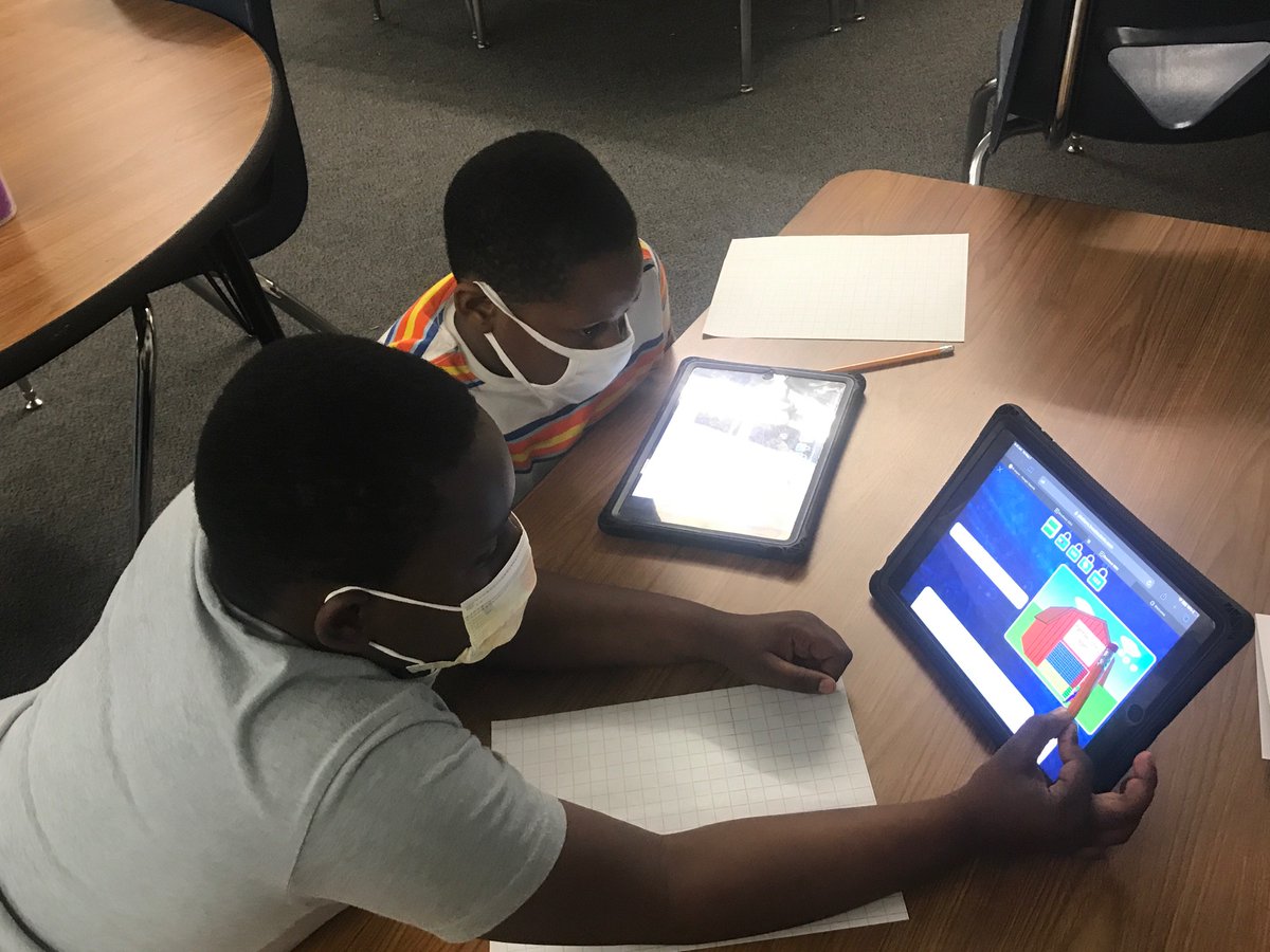 Reviewing our multiplication skills and working together to breakout of the barns!  #trustyhuskies