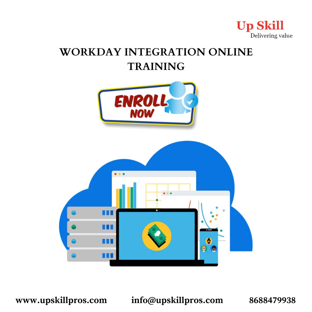 UpSkill14's tweet image. Get trained on Workday integration through our team of experts. Want to know the details? Get a free Demo! Call: 8688479938  Mail: info@upskillpros.com
#Workday #workdayintegration #Workdayintegrationdemo #Workdayintagrationcareer #Workdaytraining #Workdaywebinar #workdaylife