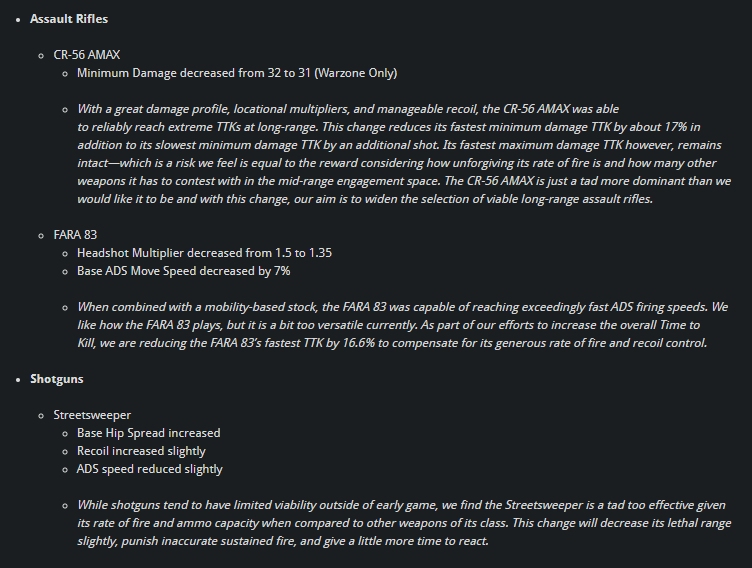 Raven Software on Twitter "Included in the May 7th Warzone Patch