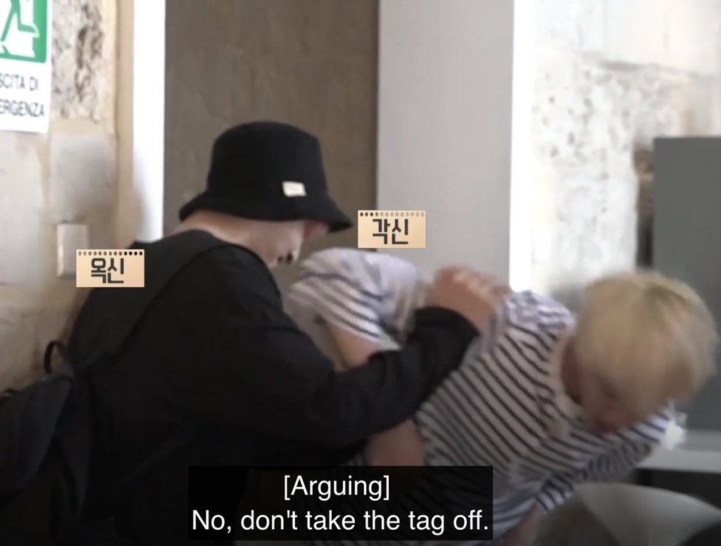 When seokjin didnt let jungkook remove the tags because