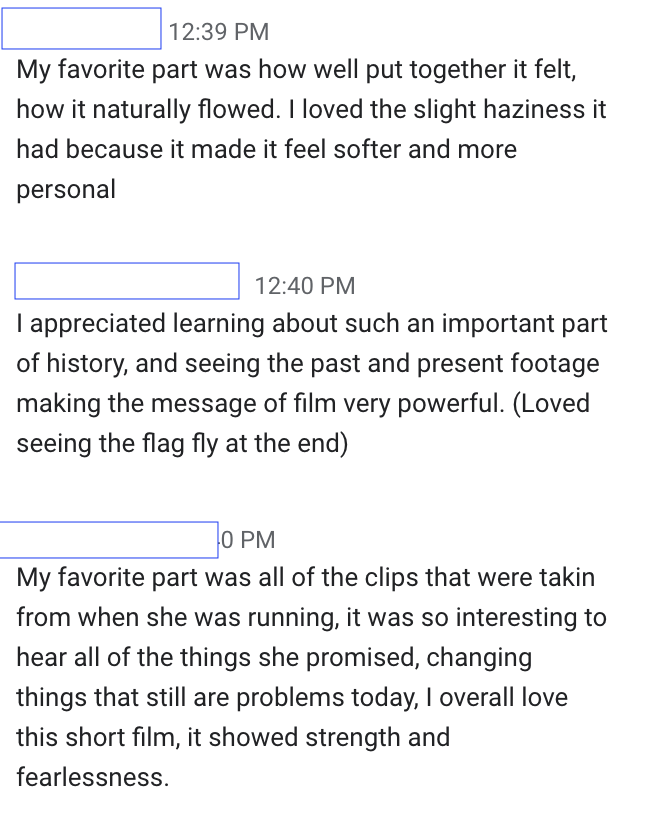 Visited today by @whitters19 of <a href="/breakwaterstud/">Breakwater Studios</a> to screen their latest short film, #TheBeautyPresident! Scholars made so many powerful connections between the film, American politics, and issues of equity. What a powerful practice to bring #experts into the classroom!