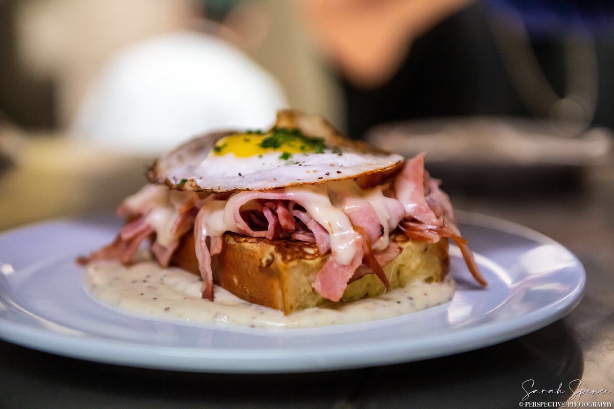 Croque Madame by Chef Chanel.  Celebrate Mother’s Day on our #gorgeous #heated #rooftoppatio