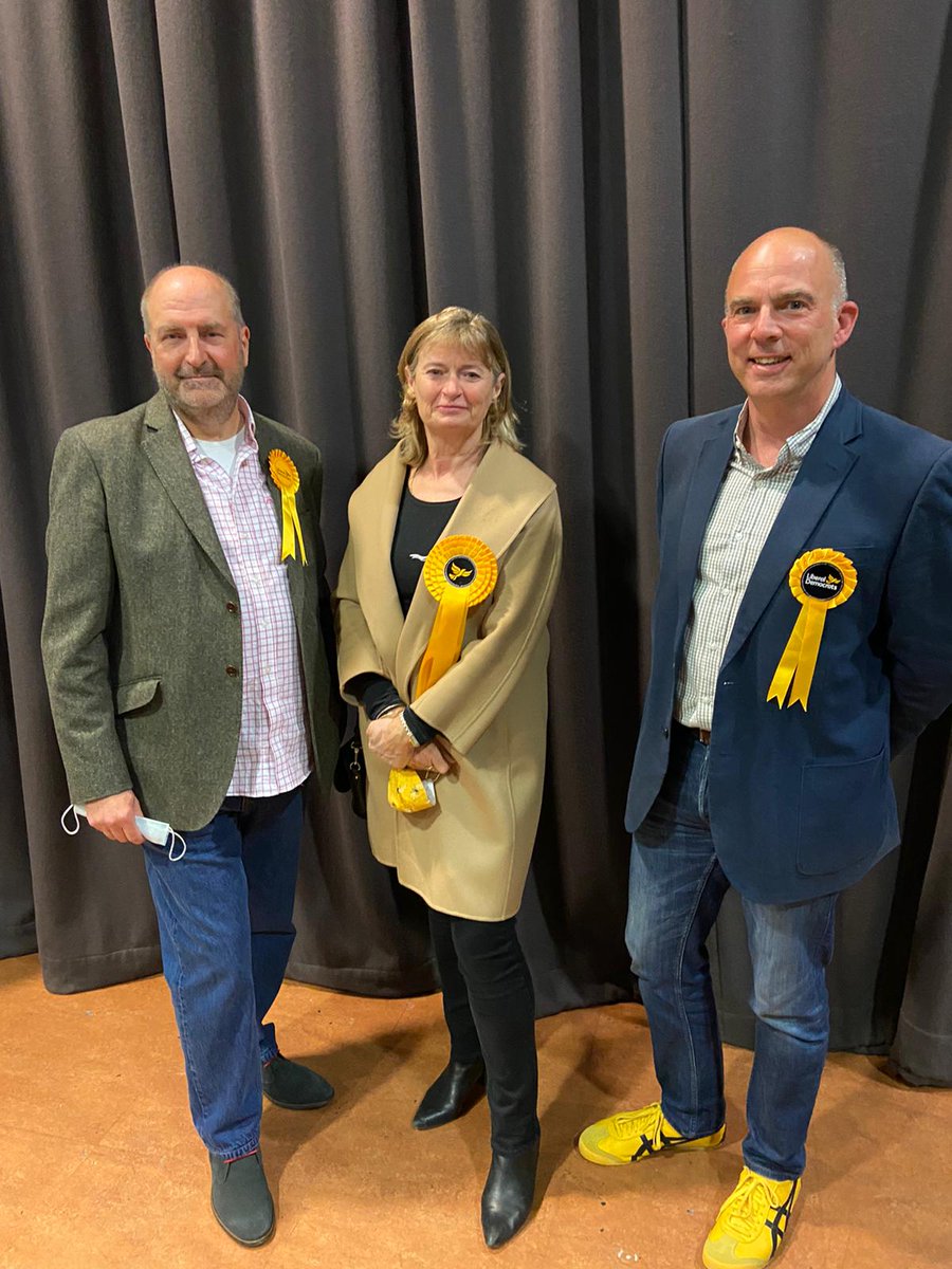 Congratulations to our 3 new #Elmbridge #LibDem Councillors - Bruce McDonald (#Claygate), Judy Sarsby (#Weybridge Riverside) & Jez Langham (#LongDitton)! They ran great campaigns, engaging with residents, and will be fantastic representatives for their communities. #Time2Care