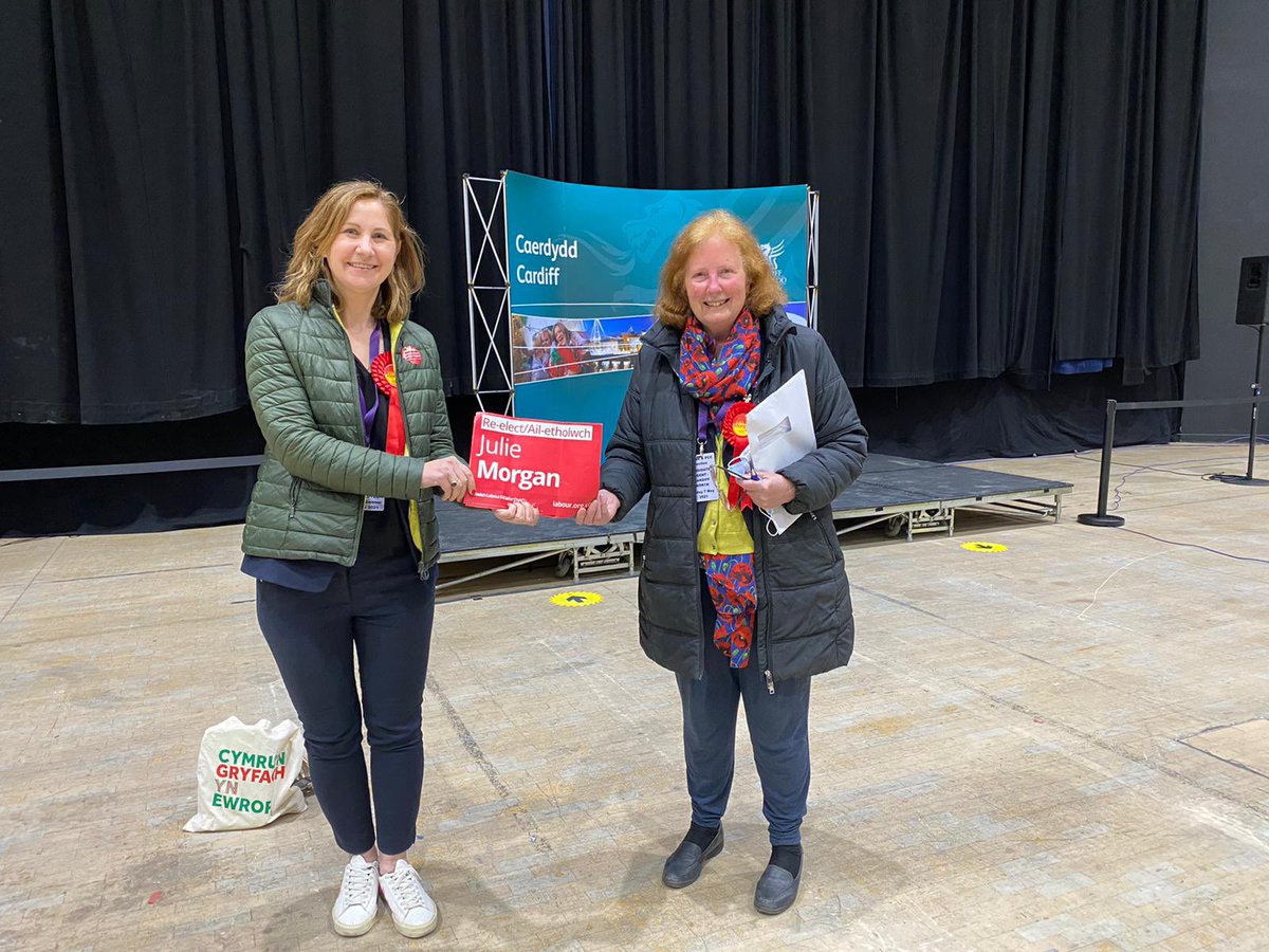🌹CARDIFF NORTH LABOUR HOLD🌹

👏Incredibly proud of #TeamJulie who worked their socks off to re-elect @JulieMorganLAB as #CardiffNorth’s MS, with a nearly 7,000 majority.

Julie will continue to be a committed advocate for CN & I look forward to continuing our work together. 🥳