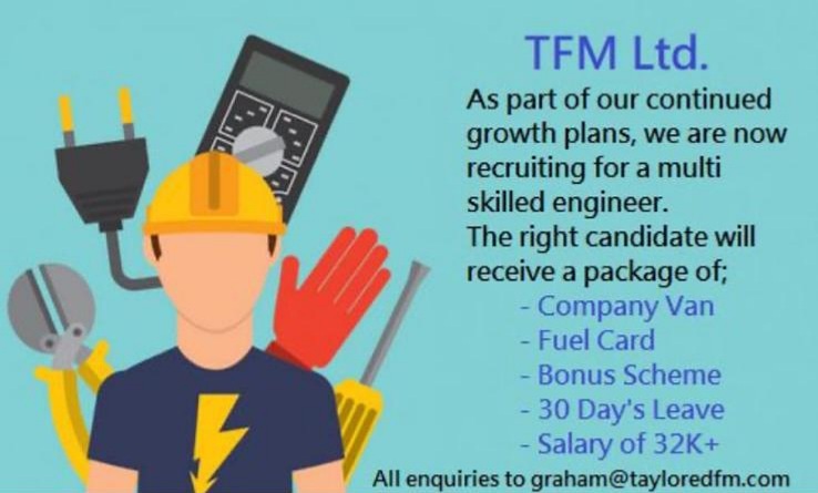 We're looking for a new member of staff to come and join our team. Are you or do you know someone that would enjoy working for a long established family owned company.