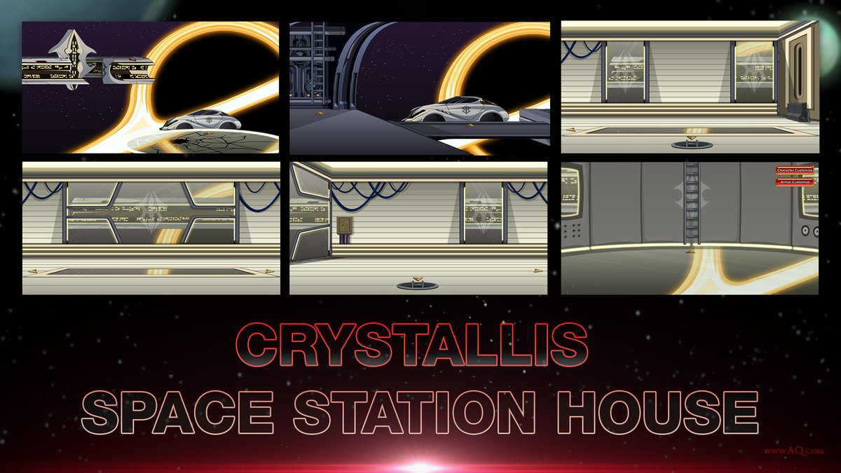 May upgrade bonus sneak peek 2! Starting tonight, unlock the Crystallis Space Station House when you choose the Galactic Generals upgrade bonus in your account manager! AQ.com