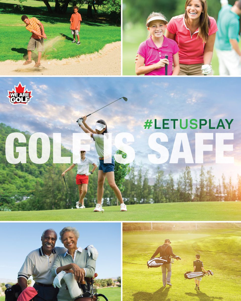 ✅ Golf is Healthy 🏃🏻👟
✅ Golf is Outdoors 🌳☀️
✅ Golf is Fun 🤸🏼‍♂️😀
✅ Golf is Safe 😷⛳️
#LetUsPlay #mentalhealth #GolfOntario