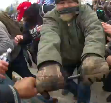 Help the #FBI find people who took part in the U.S. Capitol riots on January 6. The person in these photos is one of these individuals. If you recognize him, send us a tip at tips.fbi.gov. Remember to reference photo 333.
