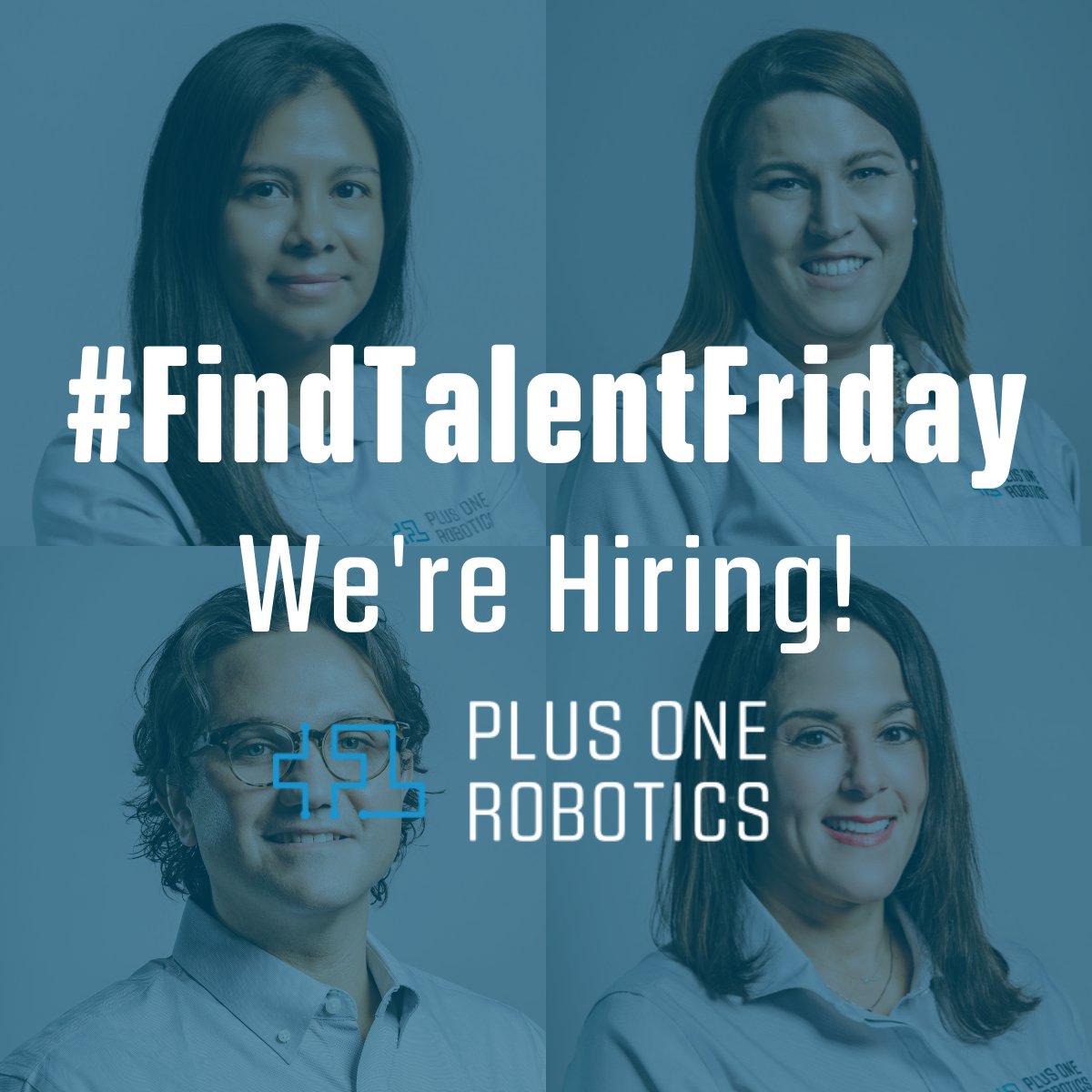 PlusOneRobotics's tweet photo. #FindTalentFriday: None of what we do is possible without having amazing people — not just robotics solutions — at every step of the journey. Want to help us change the world? Apply today!

#jobsintech #roboticsjobs #careers #robotics

https://t.co/YBzKYEApLO https://t.co/2RD06cs3zS