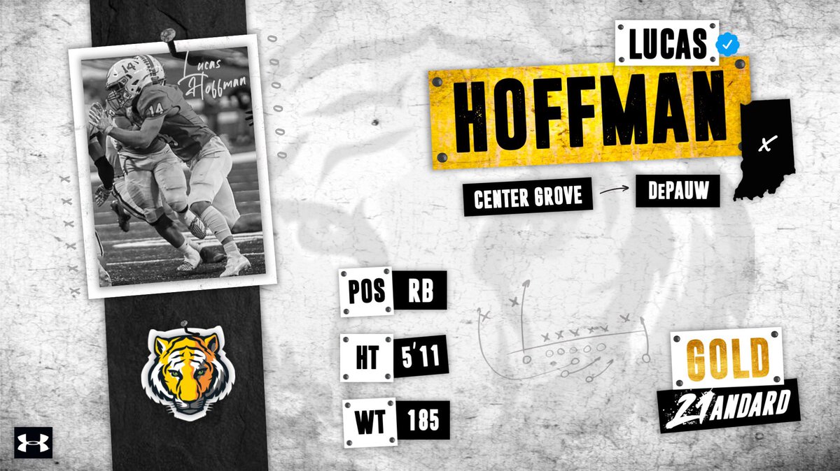 Welcome to the Family! 🐯

Lucas Hoffman | Center Grove (IN)

#Gold21andard | #TeamDePauw