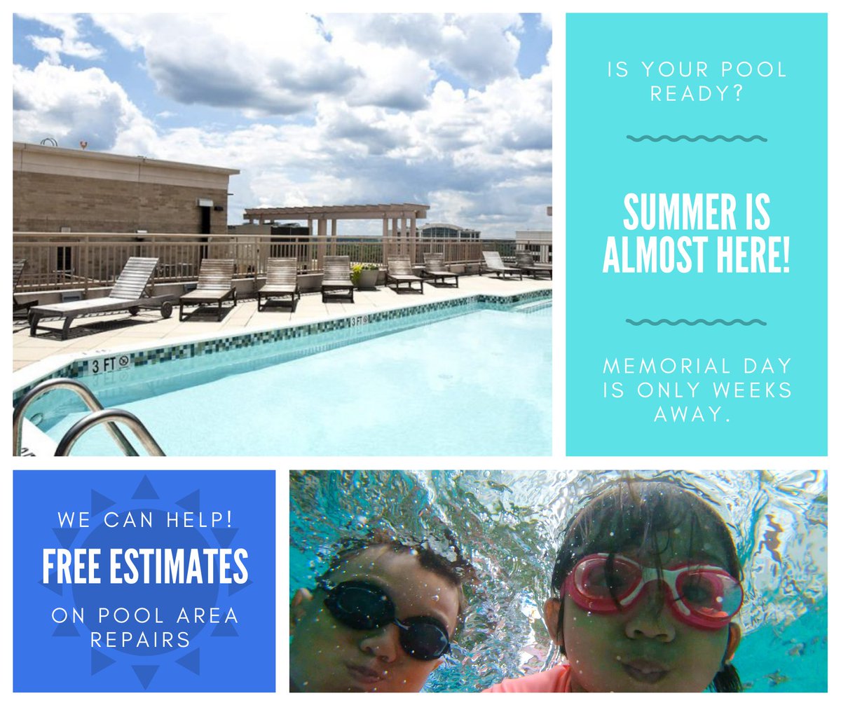 UltraCompanyGC's tweet image. Let&apos;s be honest... Last Summer was terrible due to #Covid. 
Our team can help with power washing, painting, sidewalk and concrete repairs, fountains, upgrades, and repairs. 

#HOA #CommunityPools #NorthernVirginia #DMV #PropertyManagement #Repairs #SummerIsHere #ByeCovid