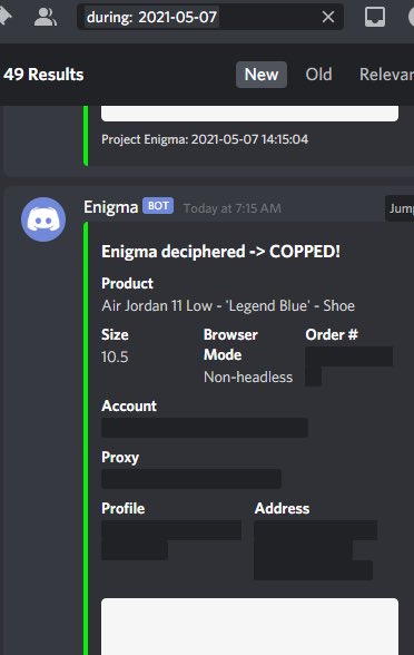 ~35 from @ProjectEn1gma and ~8 from @NSB_Bot @LacedNetwork @Soleus @StormAccounts @OculusProxies @Leafproxies @fatalproxies @TrinityProxies @ProxiesPluto