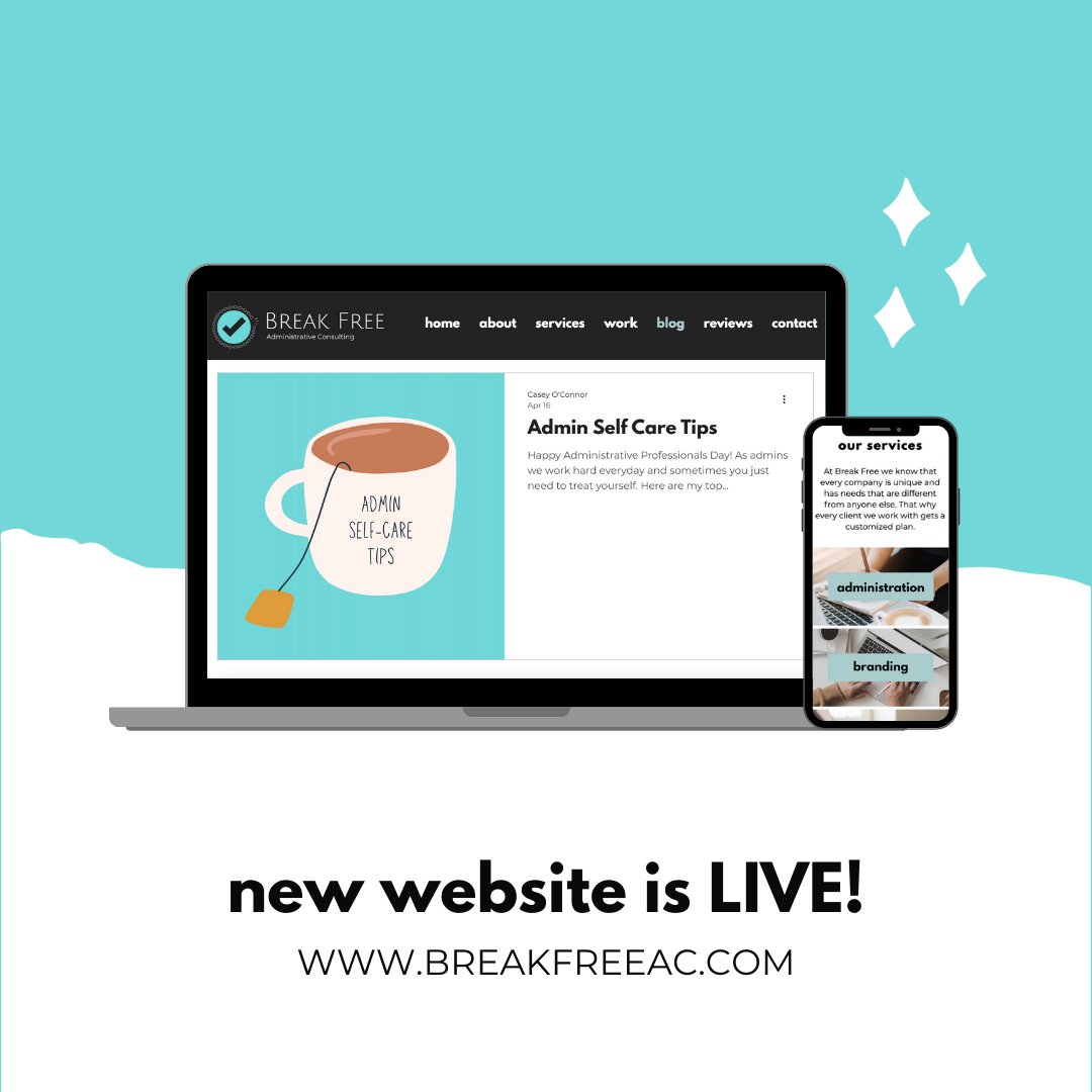 BreakFreeAC1's tweet photo. Drumroll please... our new website is LIVE, including the Break Free blog! Visit https://t.co/KTQcQ8T2XP for our sleek, updated site. Don't forget to check out our services to see what we offer! #newsiteislive #excitingdays #breakfreeac https://t.co/K4fH1l1CVY