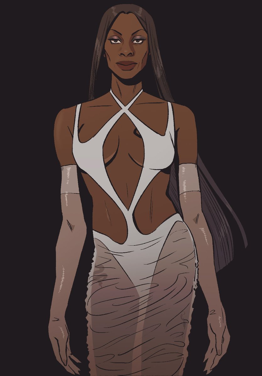 _mohtz's tweet image. some favorite looks of dominique jackson 🦋