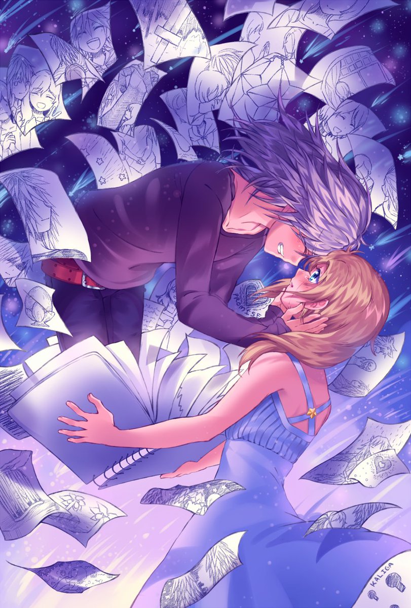 If something can be remembered, it can come back💫
Replinami art I did last summer for <a href="/MoPzine/">Memory Of Promises: a RikuNami & RepliNami Zine</a> ~! 🌟