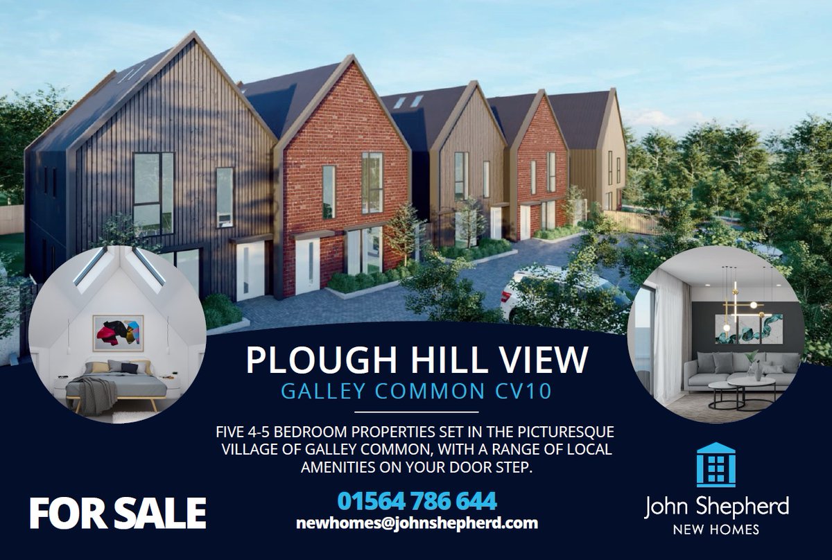 Introducing...
A new development at Plough Hill Road, Nuneaton
4 &amp; 5 Bedroom properties | 5 plots available
For more information please visit: johnshepherd.com/property-detai…
#newhome #solihull #ForSaleProperties