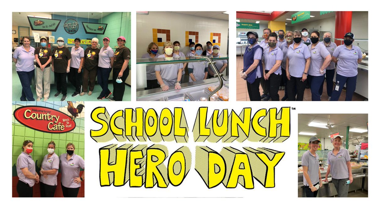 Celebrating our School Nutrition Heroes today and everyday! @NES_CT @HPS_CT @SNIS_CT @SMS_CT @NMHS_CT @nmps_supt #SchoolLunchHeroDay