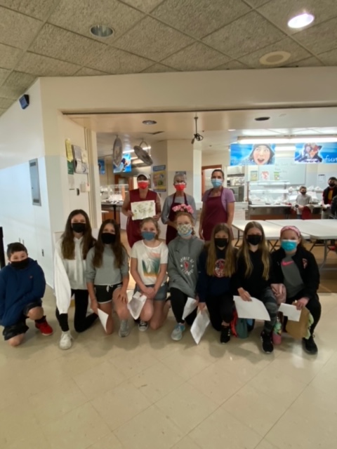 The 5th grade students at middle school read an appreciation poem to the lunch staff today.  We have such amazing kids at NPS!