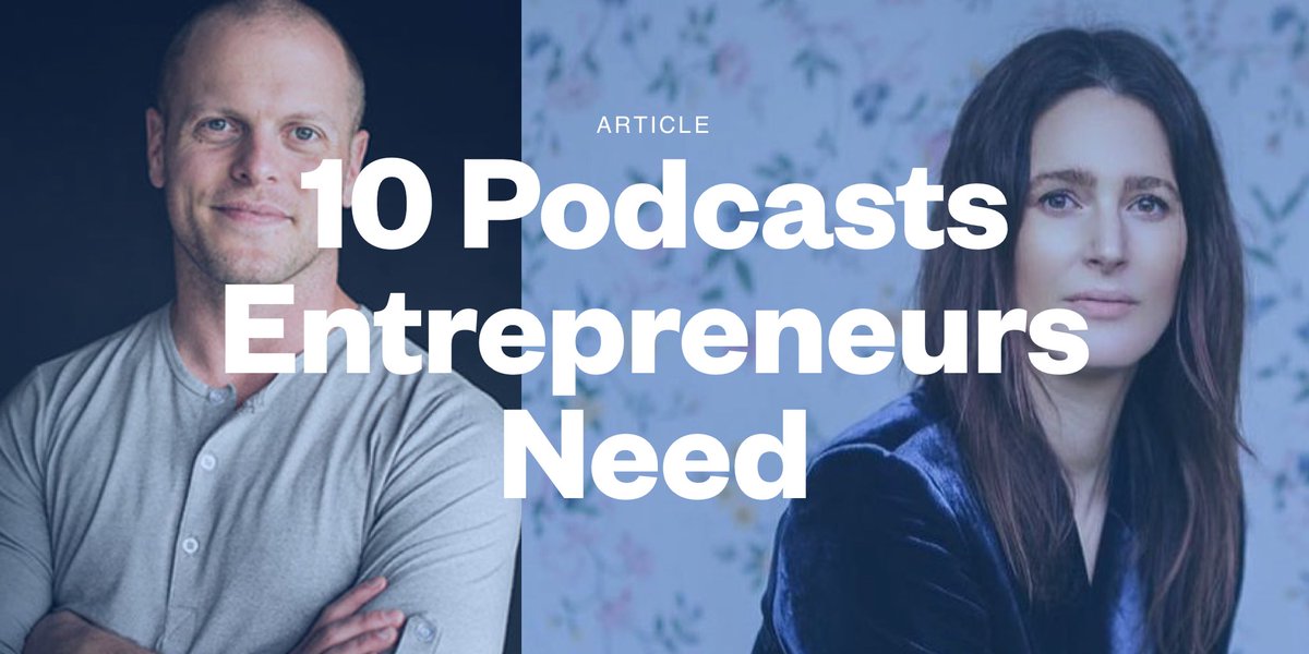 10 Podcasts Every Entrepreneur Needs. Now live on Floww. 🎧
#businesspodcasts #entrepreneurs 

floww.io/feed/10-podcas…