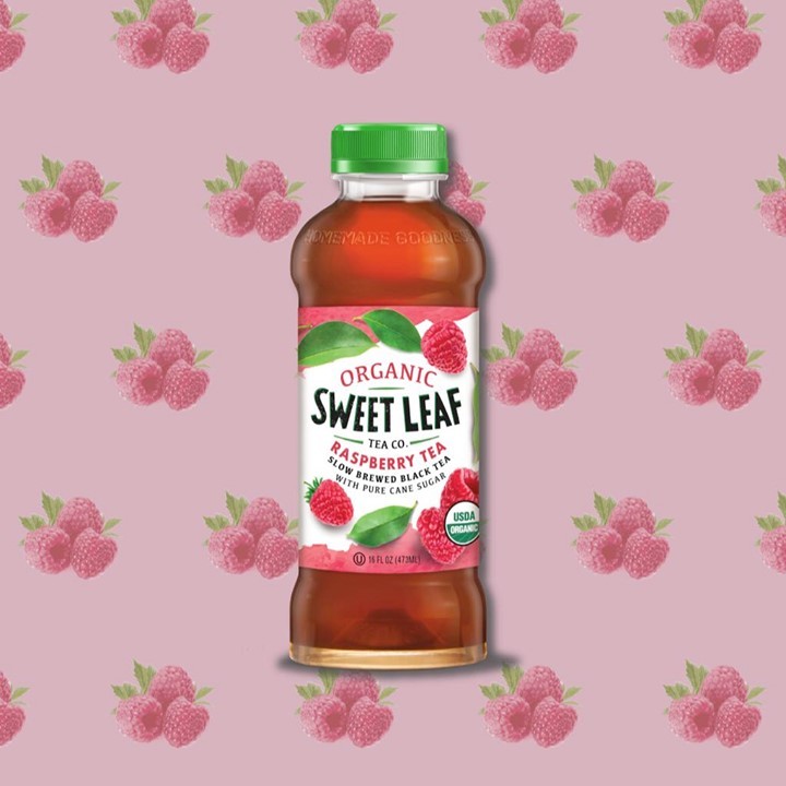 Slow-brewed black tea with the tartness of raspberry. This flavor combo is sure to bring a smile to your face! 😊  #SweetLeafTea