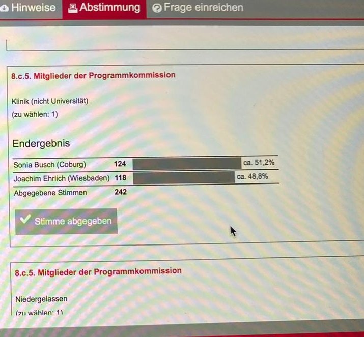 Sonia Busch ist in die Programmkommission gewählt wurden. 👏👏 Herzlichen Glückwunsch!
