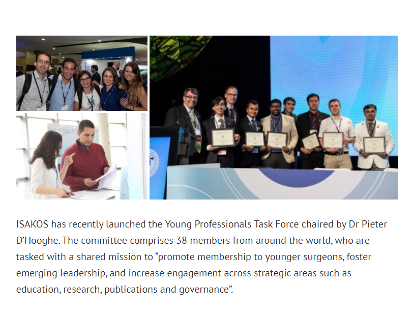 Check out the latest #ISAKOSBlog written by Dr. Sathna about the new ISAKOS Young Professionals Task Force!

Read the full blog here: bit.ly/3h2kdEK

#diversity #inclusion #womenofISAKOS #YoungProfessionals