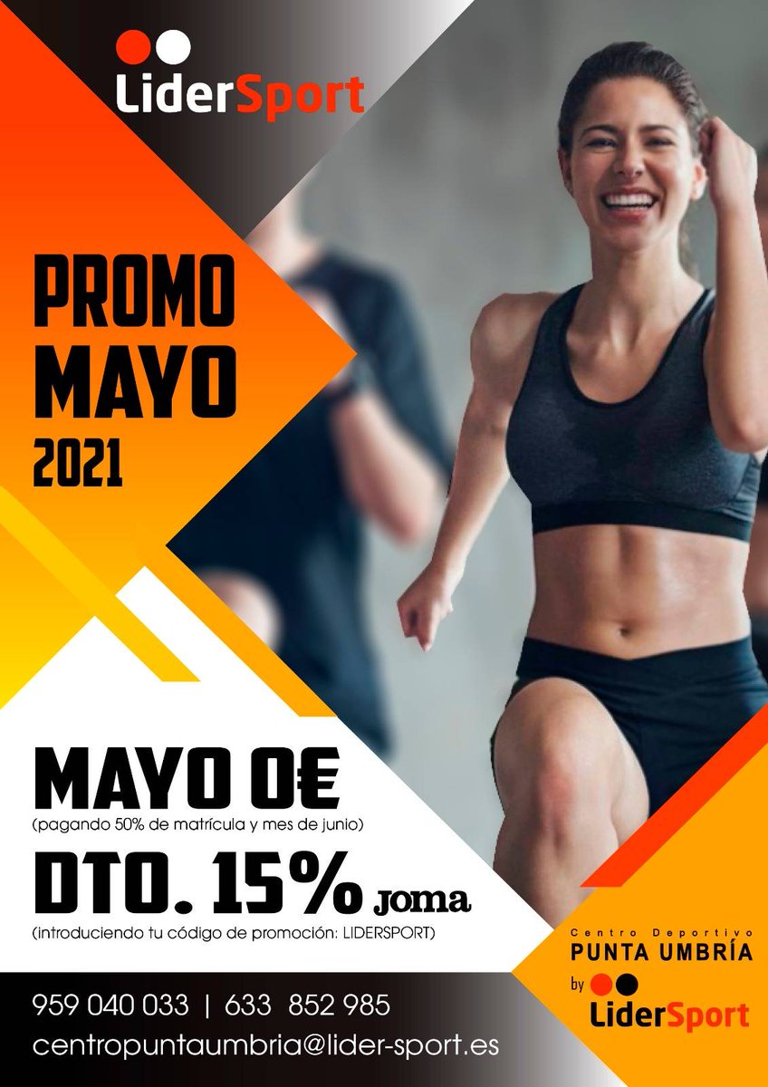¡¡ Mayo GRATIS!!
Consulta condiciones en nuestra recepción.
#promocion #mayogratis #puntaumbria #piscinapuntaumbria #deporteysalud