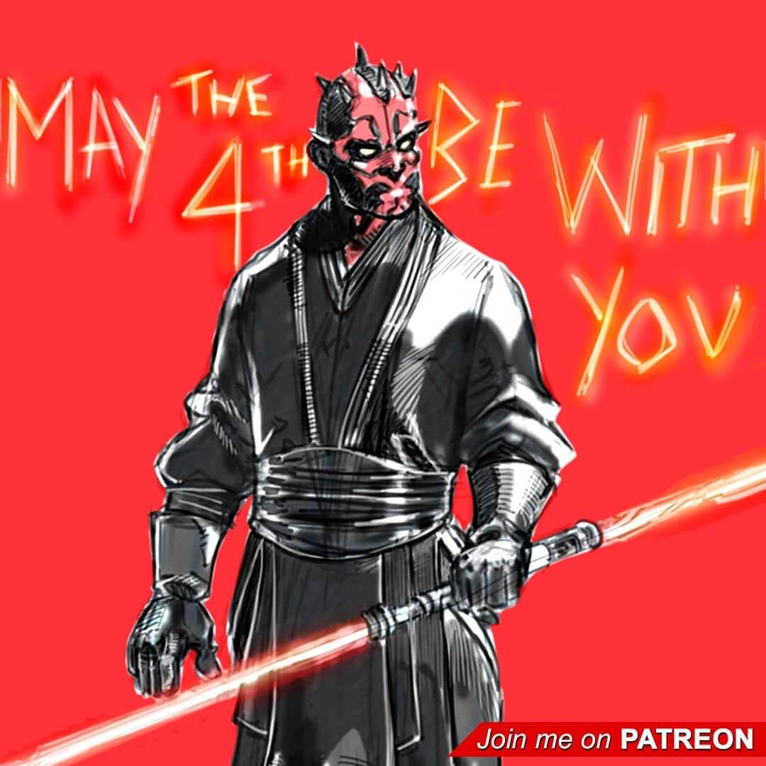 #MayThe4thBeWithYou — God bless the comics medium for keeping this character rocking! 

Darth Maul is one of my Star Wars favorites. When I saw him in the episodes (which are great!), it was love at first sight. I’ve always wanted to see more of him. Comics made it possible!