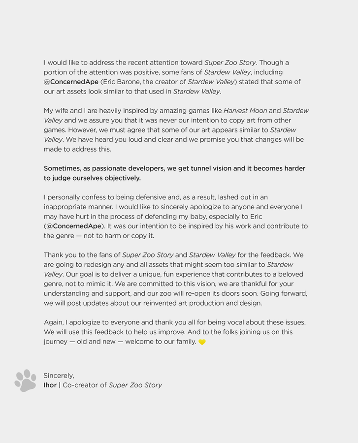 Stardew Valley に似すぎていると批判されたゲームの開発者 謝罪 疑わしきデザインは全差し替えへ Automaton