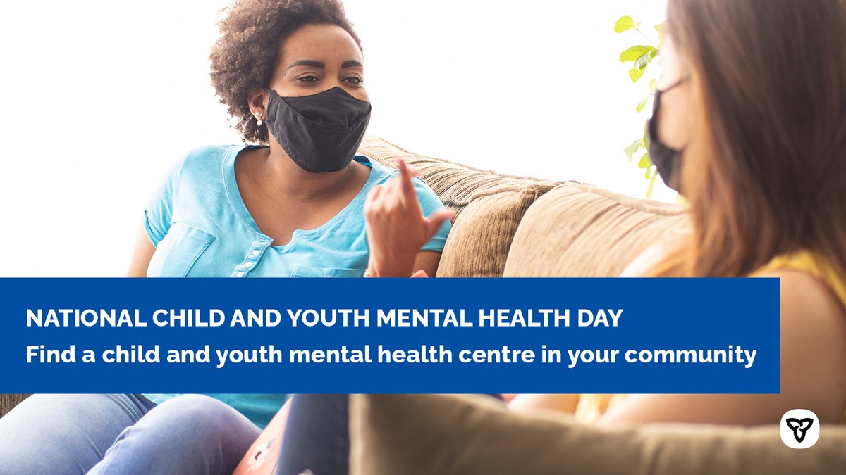 Child and youth #MentalHealth centres are open across Ontario, providing free counselling and supports for families. OHIP or referrals are not required. Find a centre in your community: cmho.org/findhelp #ChildandYouthMentalHealthDay