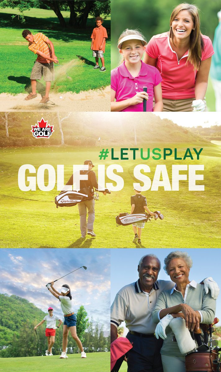 Golf is safe. #Letusplay