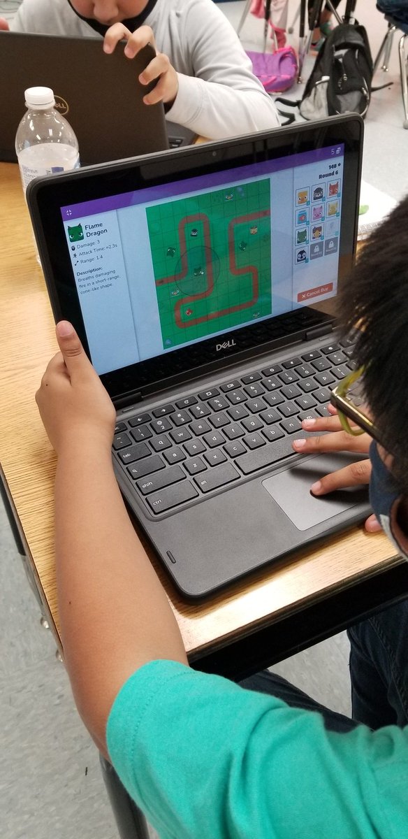 LisaBaumann8's tweet photo. 3rd graders having fun using Blooket at Burnett ES to practice multiplication and division #pisdmathchat https://t.co/BijGZaEJWq