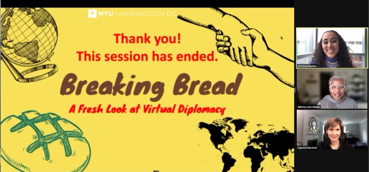 WOW! Proud mom moment after watching my daughter's hosting a #BreakingBread discussion organized and hosted by <a href="/CBowllan/">Christina Bowllan 白夜</a> with special guests <a href="/AmbassadorCPM/">Capricia Penavic Marshall</a> and #sabrinalynnmotley I'm overwhelmed so apologies for the brevity. :)