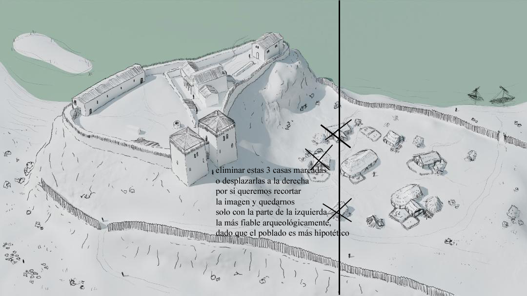 El trabajo de reconstrucción virtual, sin embargo, es un proceso multidisciplinar de continuo debate y bocetos realizados junto con el equipo de arqueólogos hasta obtener una hipótesis ajustada a las evidencias histórico-arqueológicas. 