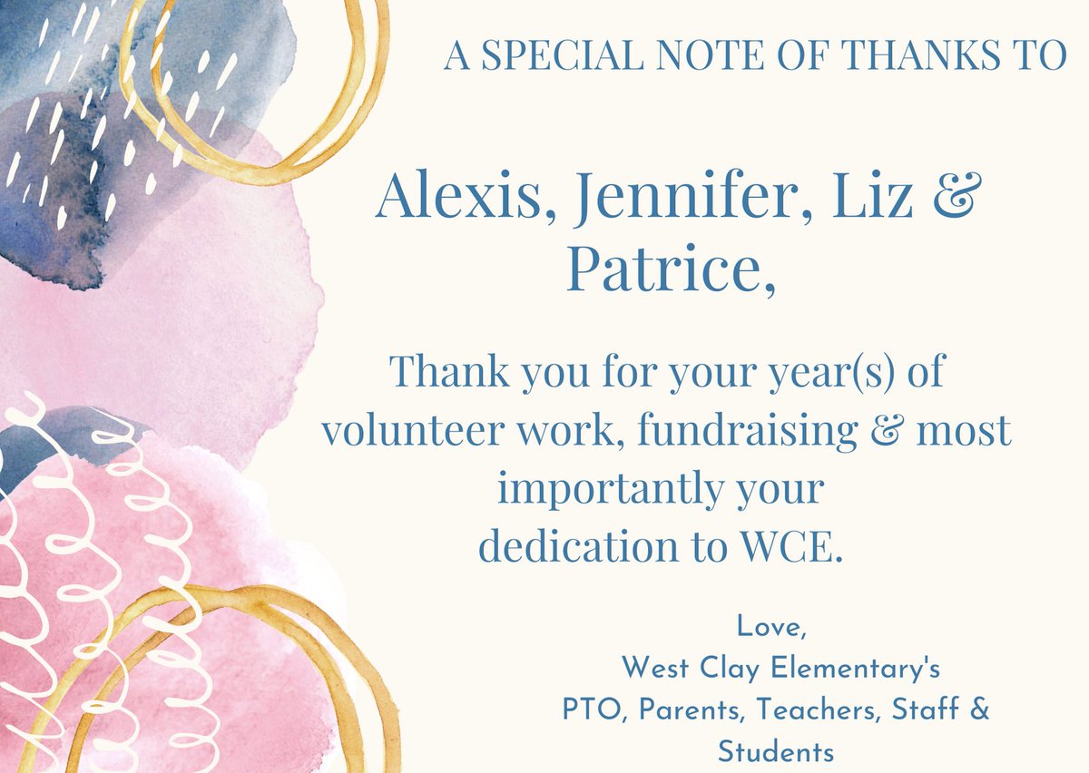 West Clay PTO tweet media