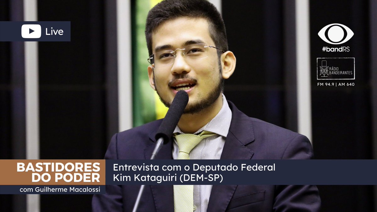 bandrs's tweet image. 🔴AO VIVO #BastidoresdoPoder com @GTMacalossi | Entrevista com o Deputado Federal, @KimKataguiri (DEM-SP).

📺 &amp;gt; youtu.be/t44d1YEYPEE