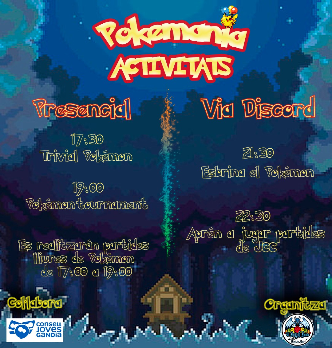 Comencem fort aquest cap de setmana amb dues activitats temàtiques, el dissabte star wars i el diumenge pokemon. Posarem a prova els vostres coneixements i podreu crear les vostres pròpies aventures. No us ho podeu perdre!