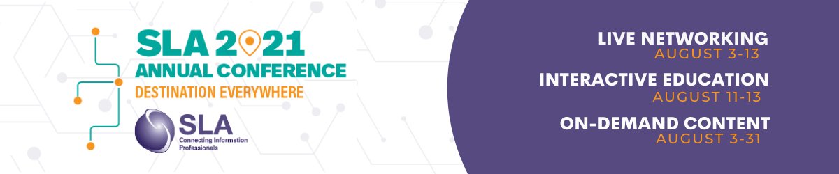 #InfoPros RT <a href="/SLAhq/">SLA</a>: Got research? Share it and save! Submit an abstract for a poster session to be held during the #SLA2021 by June 1! Accepted poster presenters receive a discounted registration rate for the conference. sla.org/attend/sla-202…