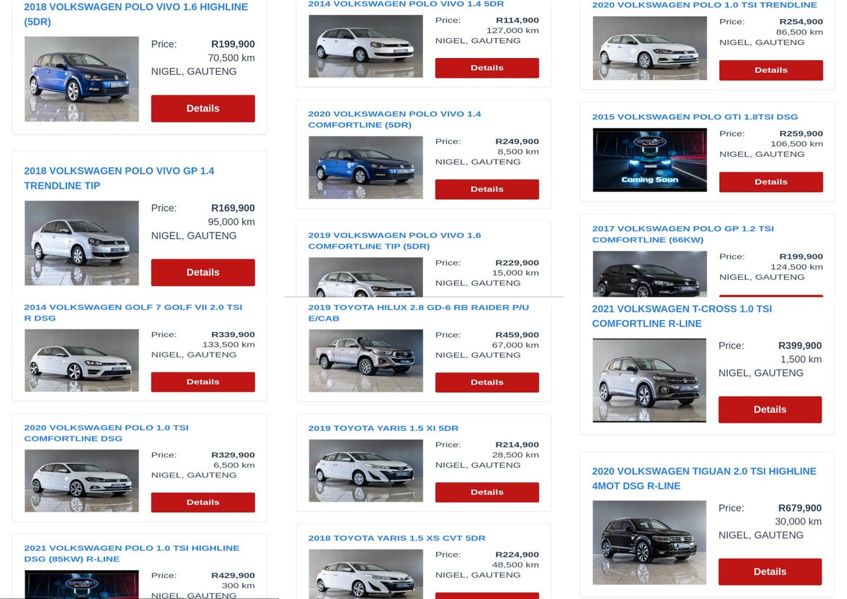 SelwynGroener's tweet photo. #DJSBU #SupportLocalBusinesses #jobseekersSA #buylocal #supportlocal #GirlsTalkZA #GirlBuyZA #JoburgServices #joburgenterprises #buysouthafrican #bizalive #vrrphaatuesday #letsbuysa #carsales #AutoSales #BlackOwnedBusiness #SouthAfrica #JobCreation https://t.co/LUnSYGFT6k