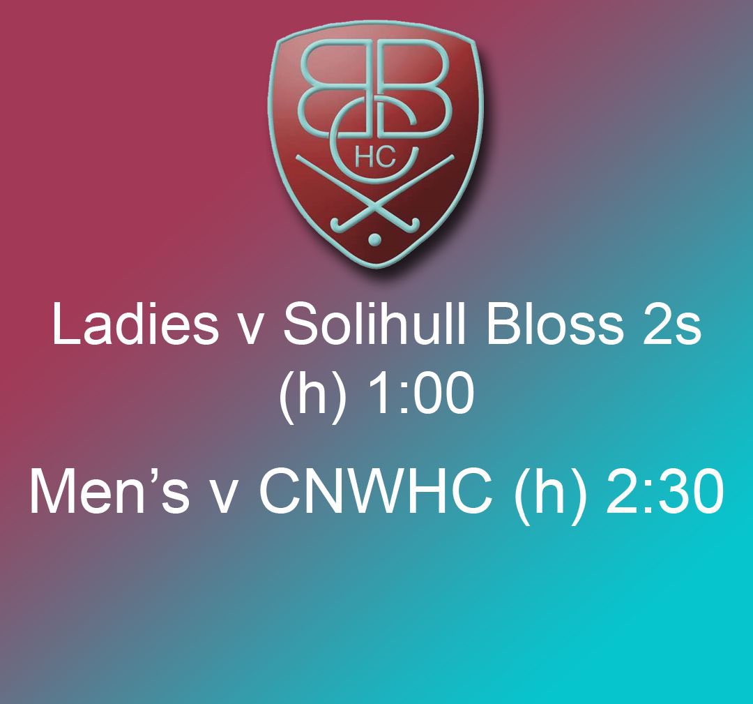 Fixtures for tomorrow’s games on (cold) wet windy afternoon in Coventry 🌧🏑