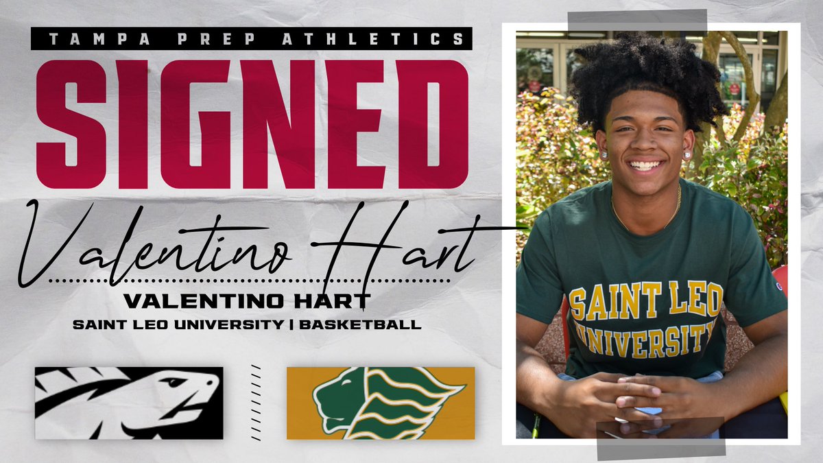 TPrep_Athletics's tweet photo. ✍️ Signing Day // Valentino Hart has signed his commitment letter to continue his academic and athletic basketball career at Saint Leo University. Congrats!
⠀⠀⠀⠀⠀⠀⠀⠀⠀
🐢 #Terps2Day #Terps4Life #NextLevelTerps
@SaintLeoMBB @SaintLeoLions https://t.co/GTUl4P9wHp