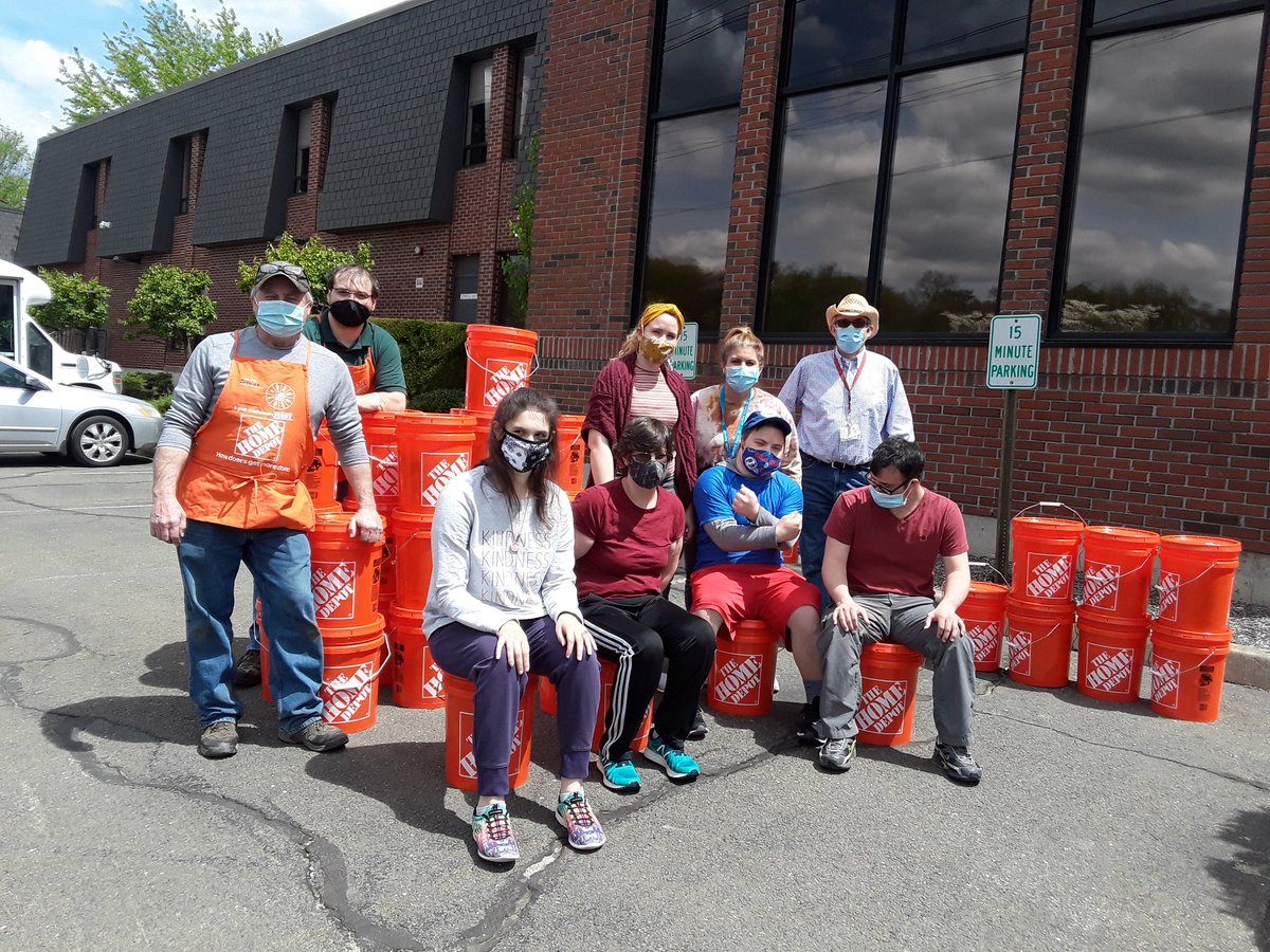 Danbury Assoc Andrew and Steve deliver supplies to Ability Beyond Disability as part of the continuing community outreach by the Home Depot Foundation!