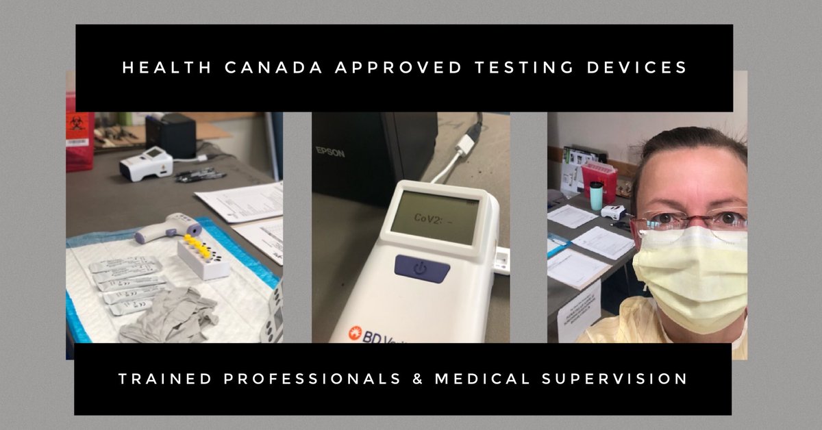 Our clients are requiring Rapid Antigen and Rapid PCR covid testing.
AMS Testing Program boasts;
✅Health Canada Approved Testing Devices
✅Trained professionals
✅Medical Supervision 
✅Highest Standard Safety &amp; Quality Assurance
Fast Efficient Results you can rely on!